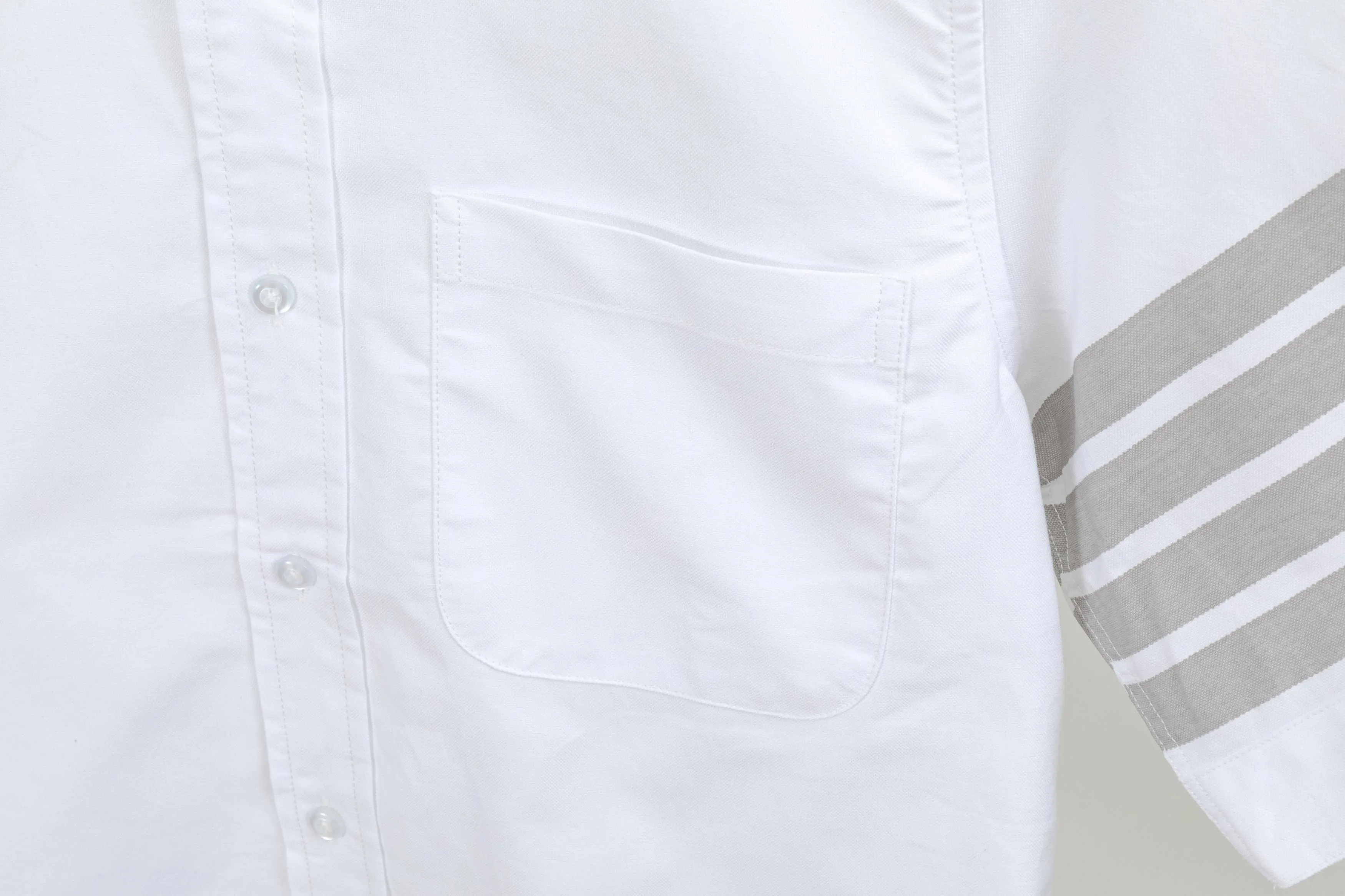 𝑻𝒉𝒐𝒎 𝑩𝒓𝒐𝒘𝒏𝒆 🇳🇱Classic Gray THOM BROWNE . Classic Gray ZP Quality White Same Style TB TB + + ：White Size：0/1/2/3/4